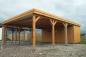 Preview: 600er Flachdachcarport aus Konstruktionsvollholz (KVH)